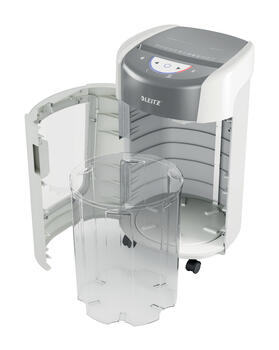 Papīra smalcinātājs Leitz IQ OptiMax Home Office 225, P5, 15L, balts (250-08948)