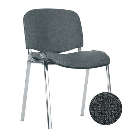 Konferenču  krēsls NOWY STYL ISO CHROME C-38, pelēka (350-00509)