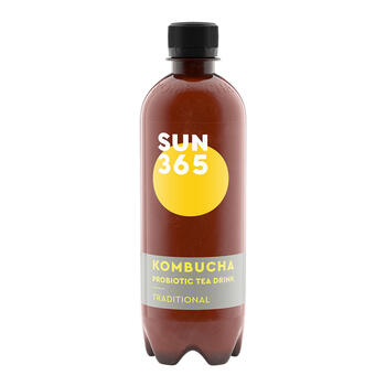 Tējas dzēriens SUN365 Kombucha Traditional, PET, 0.5l (DEP) (450-23082)
