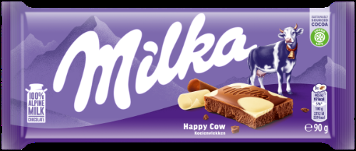 Milka Happy Cows šokolādes tāfelīte 90g (450-27422)