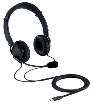 Austiņas ar mikrofonu Kensington USB-C Hi-Fi (250-09084)