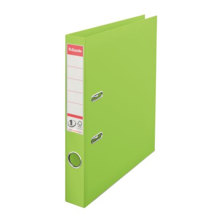 Mape-reģistrs ESSELTE VIVIDA No1 Power PP A4 formāts, 50 mm,  laima krāsā (150-01983)