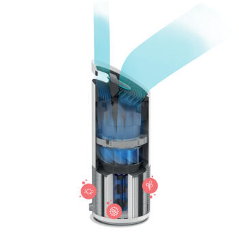 "Leitz TruSens ™ Z-1000 gaisa attīrītājs, personālām / mazām telpām līdz 23m²
" (250-07708)