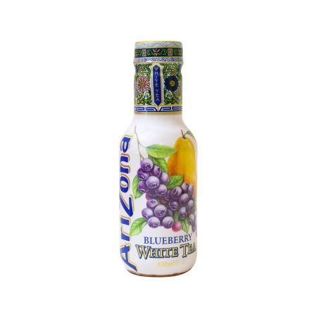 Baltā ledus tēja ARIZONA ar melleņu garšu, 0.45l PET (450-11714)