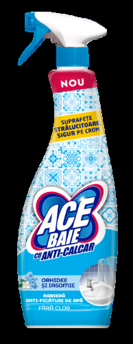 Izsmidzināms vannas istabas tīrīšanas līdzeklis ACE, 650ml (400-08808)