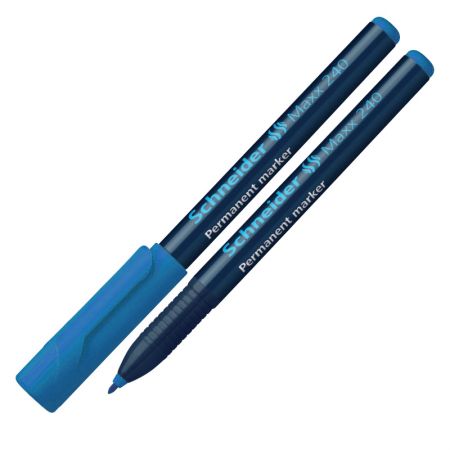 Noturīgais marķieris SCHNEIDER Maxx 240 konisks 1-2mm, zils (200-01482)