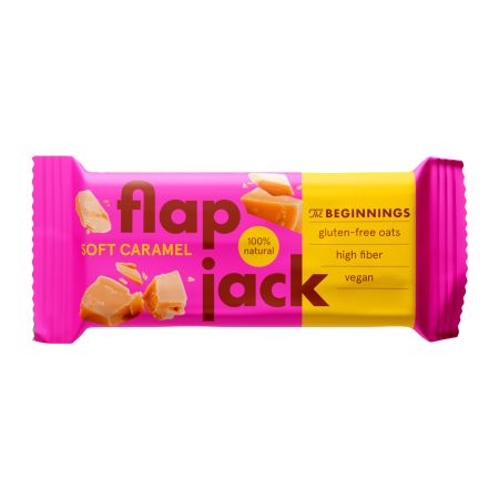 Batoniņš The BEGINNINGS FlapJack Karameļu, 60g (450-23357)