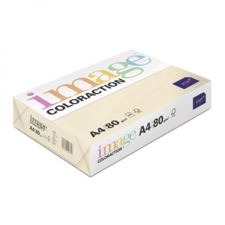 Krāsains papīrs IMAGE COLORACTION, A4, 80 gsm, 500 loksnes, DUNE / PALE CREAM (100-00154)