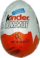 Šokolādes ola KINDERSURPRISE, 20 g (450-01000)
