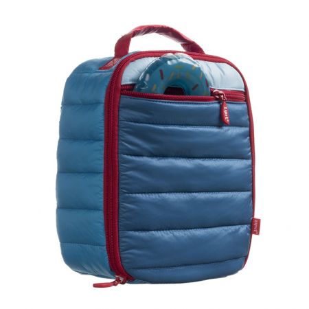 Pusdienu soma ZIPIT Puffer Lunch Bag, ar ledus paciņu, zilā krāsā (550-05092)