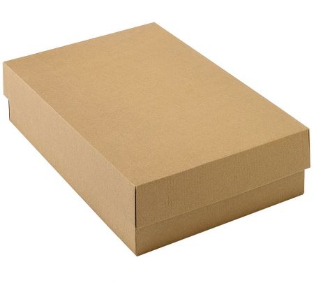 Dāvanu kaste no divām daļām, 350 x 240 x 85 mm, brūna (150-03738)