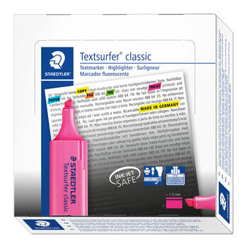 Teksta marķieris STAEDTLER TEXTSURFER 364 rozā (200-01301)