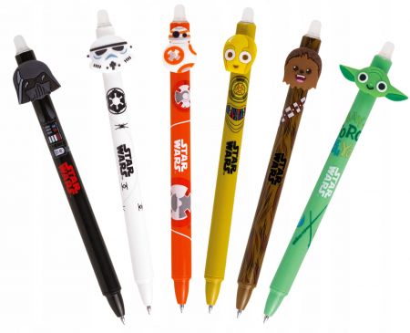 Izdzēšama pildspalva COLORINO Disney Star Wars 0,5mm, zila (200-14646)
