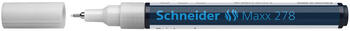 Noturīgais marķieris SCHNEIDER PAINT MARKER Maxx 278, 0.8mm, konisks, balts (200-01454)