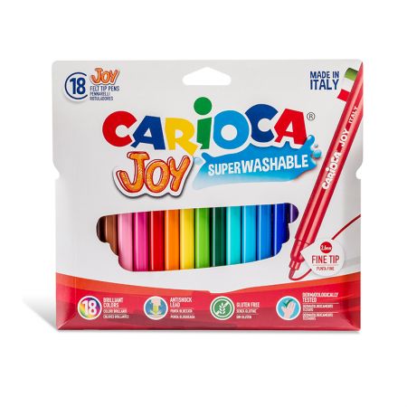 Flomasteri CARIOCA JOY 18 krāsas (200-02936)