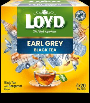 Melnā tēja LOYD Pyramids Early Grey, 20x2 g (450-11584)