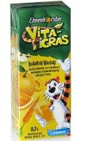 Sulas dzēriens Vita Tigras Dažādu Augļu, 0.2l (450-13041)
