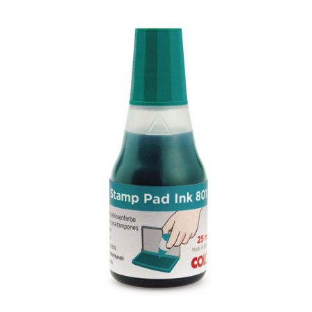 Zīmogu tinte COLOP 801 zaļa, 25 ml (650-00065)