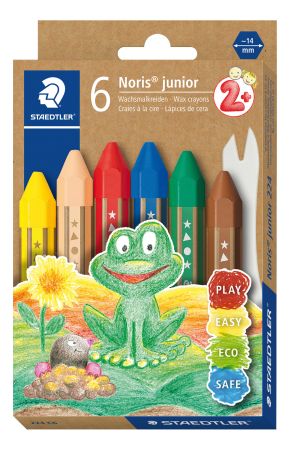 Vaska krītiņi STAEDTLER Noris Junior, 6 gab. (200-14608)