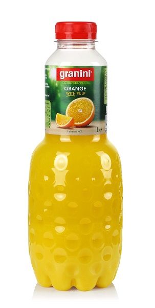 Sula GRANINI Apelsīnu ar augļu gab. 100%, 1 l (450-13814)