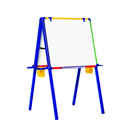 Divpusēja magnētiskā tāfele ar statīvu BI-OFFICE SCHOOLMATE 62x80, 110 cm augsts (250-06736)