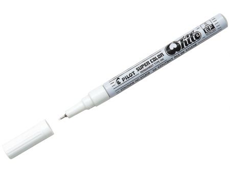 Permanentais marķieris PILOT Supercolour 1,0 mm, balts (200-14435)