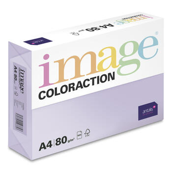 Krāsains papīrs IMAGE COLORACTION, A4, 80 gsm, 500 loksnes, TUNDRA / MID LILAC (100-01174)