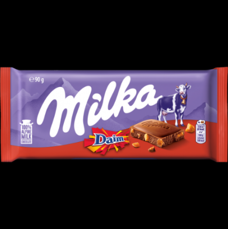 Piena šokolāde Milka Daim 90g (450-15008)