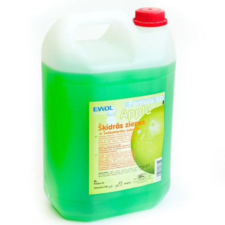 Šķidrās ziepes ar antibakteriālu iedarbību EWOL Professional Formula SD, ābolu, 5 L (400-00961)