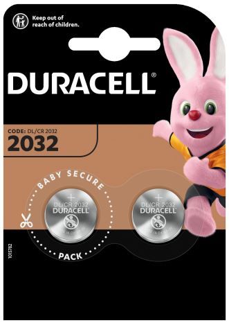 Baterijos DURACELL 2032, 2vnt (250-07572)