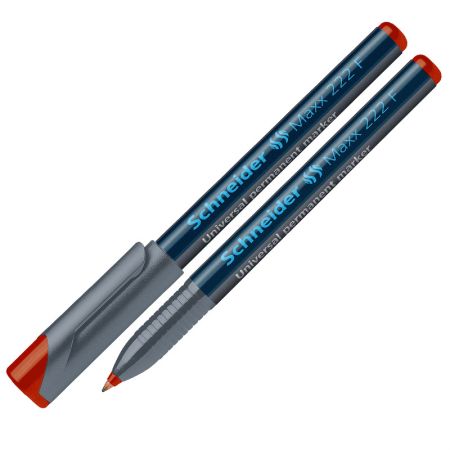 Noturīgais marķieris SCHNEIDER kodoskopa plēvēm OHP Maxx 222F, 0.7mm, sarkans (200-01506)