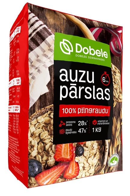 Auzu pārslas, DDZ,  1kg (450-17496)