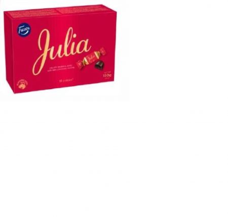 Marmelādes konfektes JULIA Fazer, ar tumšo šokolādi, 150g (450-14999)