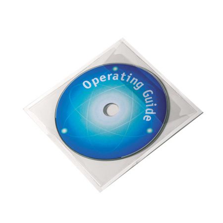 Pašlīpošas kabatas CD/DVD diskiem Durable, 10 gab./iepak. (150-02946)