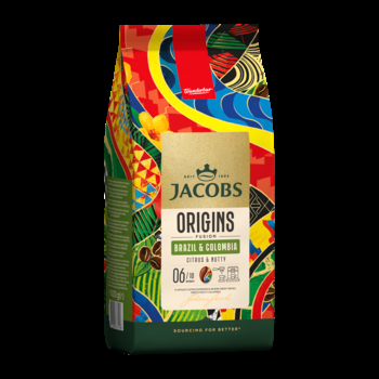 Kafijas pupiņas JACOBS ORIGINS Brazil&Colombia 1kg (450-23661)