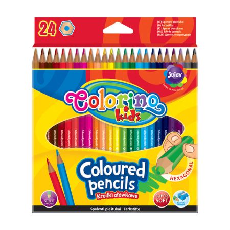 Krāsainie zīmuļi COLORINO KIDS 24 krāsas (200-08913)
