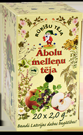 Ābolu-melleņu tēja RŪĶĪŠU TĒJA, 20 maisiņi paciņā x 2g (450-05378)