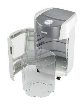Papīra smalcinātājs Leitz IQ OptiMax Small Office 350, P5, 22L, balts (250-08949)