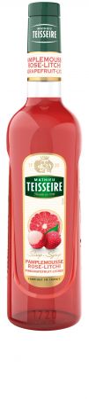 Sīrups TEISSEIRE Rozā greipfrūtu un līčiju, 0.7l (DEP) (450-15636)