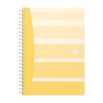 Piezīmju grāmatiņa ar spirāli OXFORD ICONIC, A5, 60 lapas, 90 gsm, līniju (100-10177)