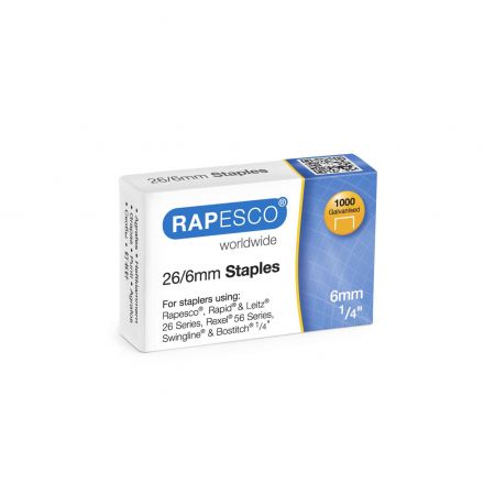 Skavas RAPESCO 26/6mm (iepakojumā 1000 gab.) (200-15357)