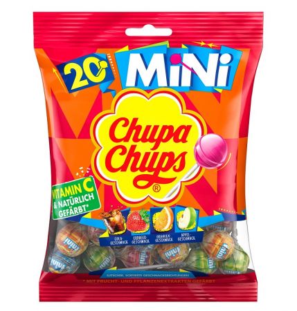 Ledenes CHUPA CHUPS mini, maisiņā, 120g (450-08079)