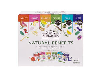 Ahmad  Tēja 10 g Alu Natural Benefits Selection, 6x10 (450-17782)
