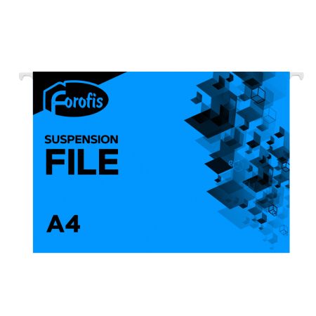 Fails iekarināmais A4 FOROFIS (zils), 200g/m2 (150-03861)