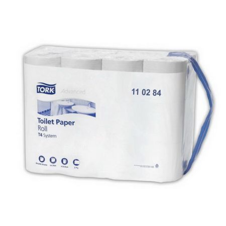 Tualetes papīrs TORK Advanced T4, 2 sl., 248 lapiņas rullī, , 10 cm x 34.72 m, 24 gab./iepak. (400-03694)