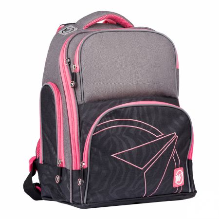 Mugursoma YES S-30 Juno Max Yes style, pelēka/melna (550-06258)