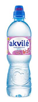Naturāls minerālūdens AKVILE Kids, negāzēts, 0.5l PET (450-16424)
