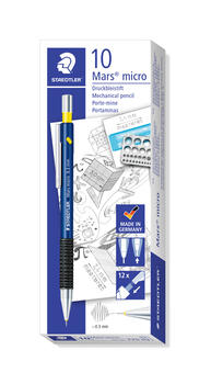 Mehāniskais zīmulis STAEDTLER MARS MICRO 0.25 mm zils korpuss (200-06000)