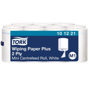 Papīrs slaucīšanai TORK Advanced Plus, 2 sl., 214 lapas rullī, 21.5 cm x 75 m, baltā krāsā, 101221 (400-03685)