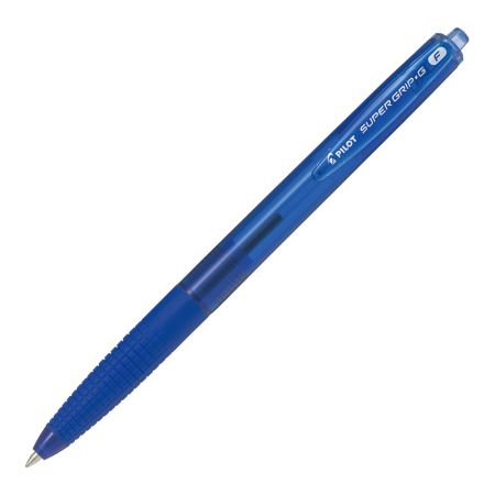 Lodīšu pildspalva PILOT SUPER GRIP G CLICK 0.7 mm zila tinte (200-10677)